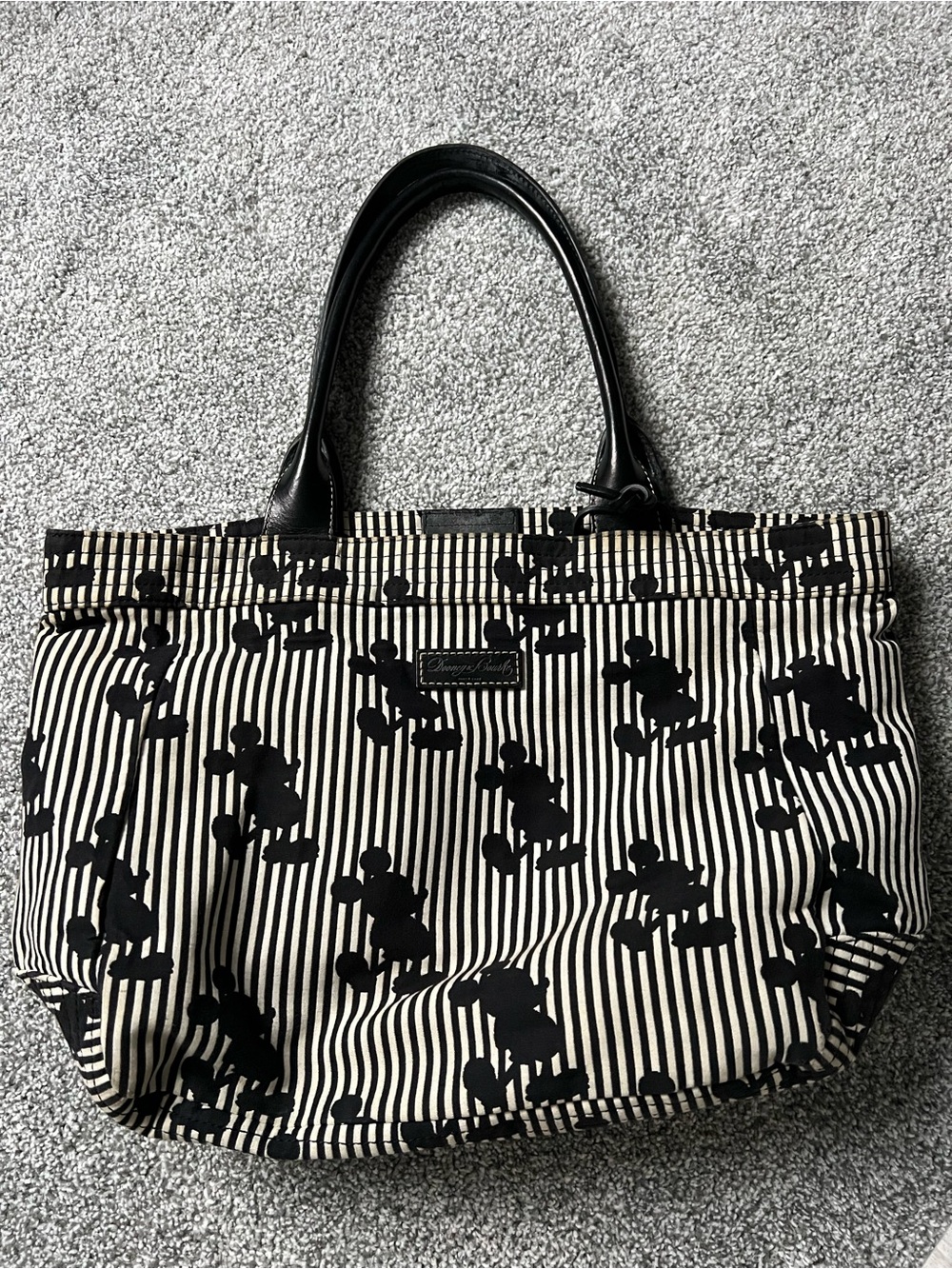 Dooney and Bourke Vintage Mickey Mouse Canvas Tote